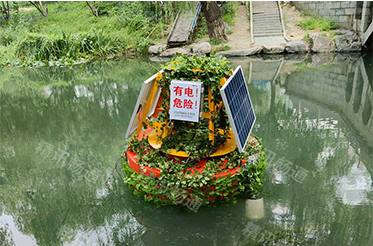 北京 漂浮式水质监测站 实地项目